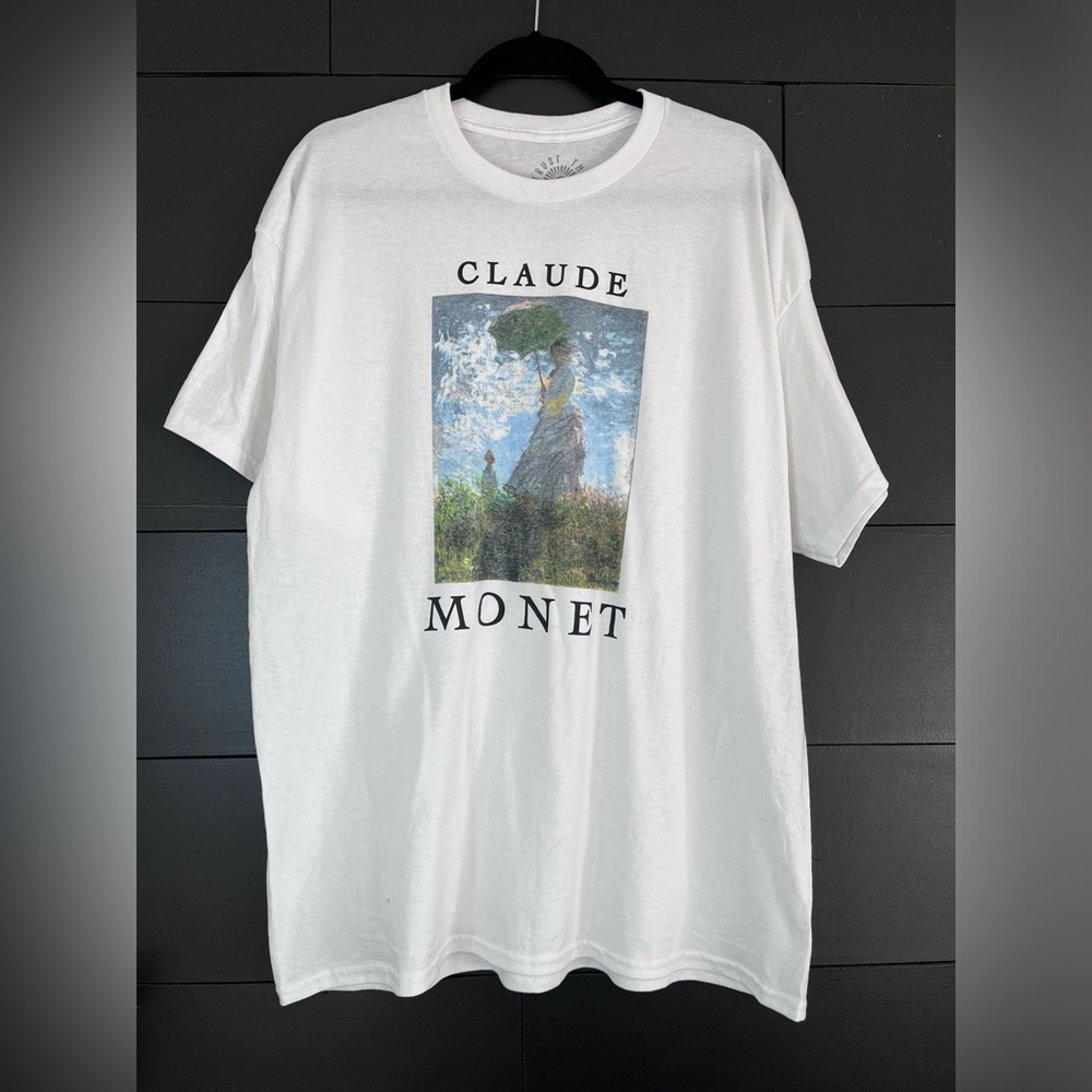 TRUST THE UNIVERSE Claude Monet Artsy Oversized T-Shirt Unisex Adult XL. NWOT